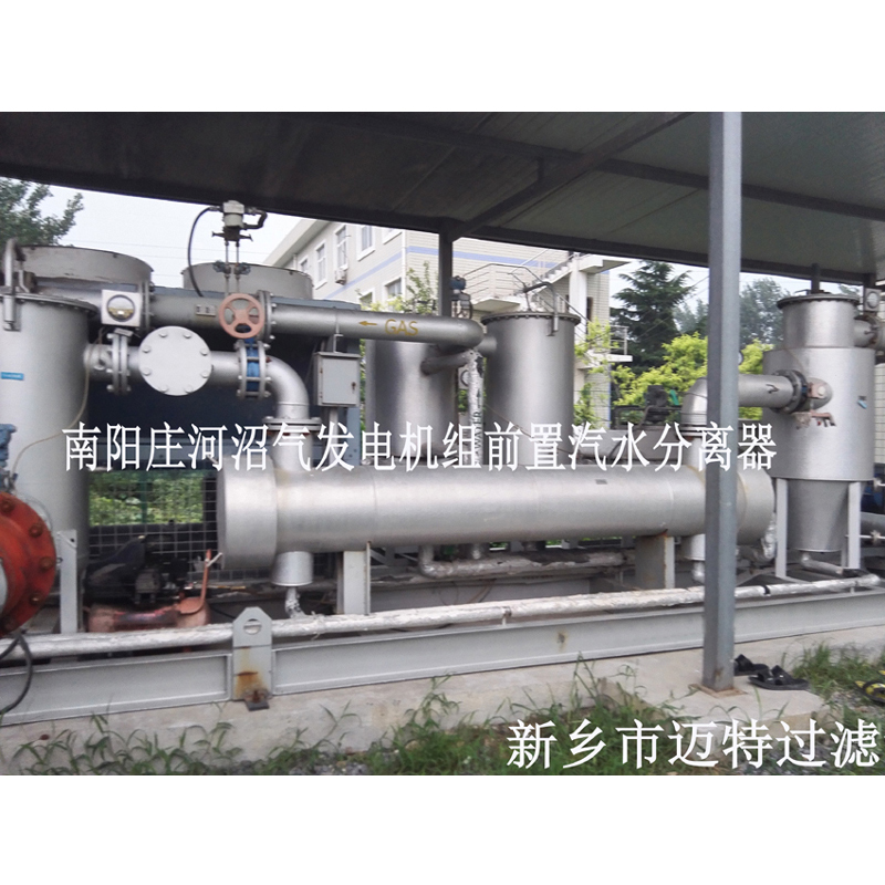 河南南陽垃圾沼氣發電廠燃燒機前氣體處理模塊，